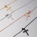 spot mirror polished cross necklace hip hop trend cross pendant necklace couple pendant accessories_ipsvogv.com