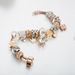 Pan Family's New Best-selg Crystal Beaded Bracelet Women's DIY Crown Love Snowflake Pendant_ipsvogv.com