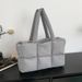Women's Bags Underarm bag women's bag 2024 new versatile shoulder bag down cotton bag large capacity fashion hand held tote bag_ipsvogv.com