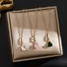 New Korean Style Zircon Pendant with Titanium Steel Necklace, Women's Colorless, Stylish, and Minimalist Design, Collar_ipsvogv.com