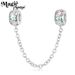 Jewelry & Accessories Silver Footprint Protection Chain Mother's Day Personality Simple Girls Panjia Bracelet Diy Accessories String Ornaments_ipsvogv.com