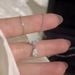 S Pure Silver Tear Necklace, Female Ins, Niche Design Temperament, Light Luxury, Simple French Water Droplet Collarbone_ipsvogv.com