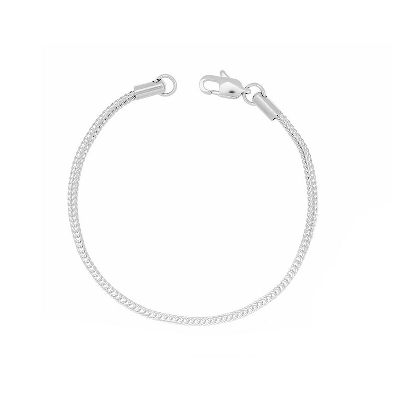 Thick Foxtail Men's Bracelet Personality Trend Hip Hop Style Bracelet Simple Domineering Chopin Round Snake Bone Men's Bracelet_ipsvogv.com
