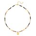 Coffee Color Niche Versatile Design Sense Deep Autumn Natural Stone Handmade Bead Necklace Fashionable Temperament_ipsvogv.com
