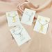 Stainless steel 26 letter pendant necklace set new earrings ladies letter necklace niche accessories_ipsvogv.com