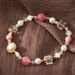 Women's Jewelry French Titanium Steel Pearl Bracelet Collection Inlaid Beads Stainless Steel Design_ipsvogv.com