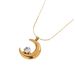 Starry Moon, Little Crescent Claw Diamond, Light Luxury Necklace For Women, Colorless Clavicle Chain, Niche Design,_ipsvogv.com
