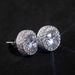 Ins Hip Hop New Round Zircon Earrings Fashionable And Simple Diamond Studded Men's Earrings_ipsvogv.com