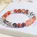 Natural Crystal Gel Flower Red Ghost With Fashionable And Simple Design, Bracelet Accessories, Live Streaming Goods_ipsvogv.com