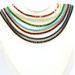 Trendy Hip-Hop Colorful Zircon Necklace For Women Ins Style Niche High-End Full Diamond Tennis Chain Choker_ipsvogv.com
