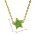 Five Pointed Star Spacer Bead Pendant Colorful Micro Inlaid Zircon Jewelry Accessories Niche Star Necklace Clavicle Chain_ipsvogv.com
