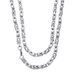 Necklaces Stainless Steel Handmade V Shaped Emperor Chain Necklaces King Chain Hip Hop Domineering Men's Titanium Steel_ipsvogv.com