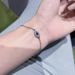 New Minimalist Women's Fashionable Devil's Eye Crystal Bracelet, Dark Personality Eye Shaped Accessory_ipsvogv.com