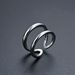 Unisex Jewelry Fashion Preserving Double Layer Ring Ring With Adjustable Opening For Men And Women, Hand Jewelry, Internet Celebrity Ins Style_ipsvogv.com