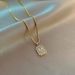 Exquisite Diamond Pendant Necklace With Titanium Steel Design, M Letter Neckchain, And Elegant Mesh Red Collar Chain_ipsvogv.com