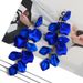 Elegant and sweet acrylic petals with shiny tassels, light luxury earrings for women, wedding design jewelry_ipsvogv.com