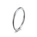 INS genderless cold style titanium steel round wire tail ring ring men and women neutral smooth plain ring stackable hand jewelry_ipsvogv.com
