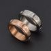 Women's Jewelry Rotating Star Moon Titanium Steel Ring Ladies Temperament Diamond Rose Gold Jewelry_ipsvogv.com