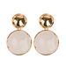French Style Light Luxury Fashionable Enamel Drop Glaze Morandi Color Earrings, Versatile Women's Temperament, High-end_ipsvogv.com