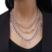 Cold Style Versatile Titanium Steel Necklace For Men, Punk Hip-hop Brand, Tassel, Willow Nail, Light Luxury Collarbone_ipsvogv.com