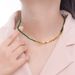 Japanese Korean Fresh Simple Exquisite Rice Grain Gold Beaded Necklace, Versatile For Women, And Elegant Style, Clawbone_ipsvogv.com