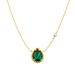 Women's Jewelry Beaded Edge Claw Inlaid Faceted Multi Color Artificial Crystal Necklace Creative Design Fashionable Long Single Flower Necklace_ipsvogv.com