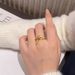 Serpentine Zircon Open For Women, Light Luxury, High Grade, Adjustable Index Finger Ring, Niche Design, Fashionable And_ipsvogv.com