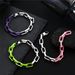Stainless Steel Jewelry Paint Splicing Cuban Chain Thick Necklace High End Light Luxury Titanium Steel Necklace Hip Hop Men_ipsvogv.com