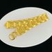 Gold-Plated Jewelry Heavenly Blessing Fortune Character Men's Bracelet 20mm Wide Chain Fashion Trend_ipsvogv.com
