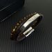 Men's Jewelry Street Tiger's Eye Beaded Stone Bracelet Personalized Retro Multi-layer Woven Leather Bracelet_ipsvogv.com
