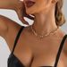 Cold Wind 0 Character Chain Hollow Simple Neck Chain Female Hip Hop OT Buckle Niche Necklace_ipsvogv.com