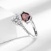 Baolai Xing Japanese Korean Niche Style Fashionable And Exquisite Minimalist Pomegranate Red Zircon Sparkling Diamond_ipsvogv.com
