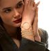 Hot Selling Exaggerated Thick Chain Brass Real Gold Electroplated Bracelet Female Hip Hop Geometric Ring Retro Bracelet_ipsvogv.com