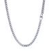 Men's Jewelry Six Sided Polished Cuban Chain Necklace Jewelry Stainless Steel Double Sided Snap Simple Plain Chain High End_ipsvogv.com