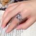 Cao Shi Entwined Leaves Ring, Female Creative Personality, Flower Leaves, Vine, Octagonal Flower, Zircon Ring_ipsvogv.com