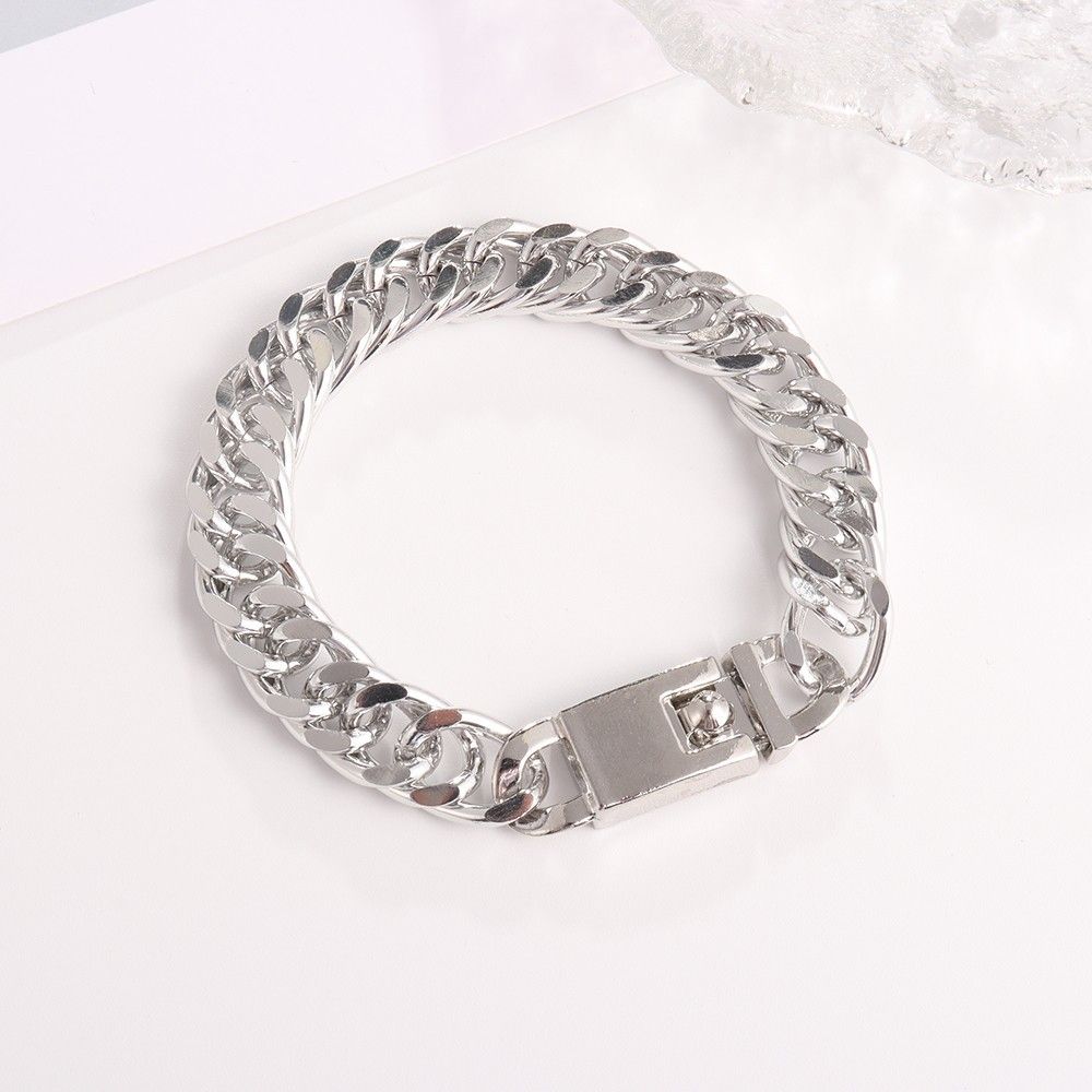 for Men Bold Fashion Cuban Chain Bracelet Jewelry_ipsvogv.com