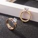 S Pure Silver Micro Inlaid Three Rose Gold Main 2 Carat Single Diamond Plated Ring Female Internet Red_ipsvogv.com