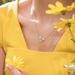 Cao Shi's Small Fresh Flower Jewelry Set With Micro Inlaid Zircon Earrings, Elegant Rural Style Neck Chain_ipsvogv.com