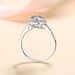 Pigeon Egg Moissanite Ring, And Pure Silver Oval Bag, Hand That Does Not Fade, Jewelry Accessories_ipsvogv.com