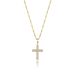 Sier Full Zircon Cross Hip Hop Pendant Personality Versatile Necklace Jewelry_ipsvogv.com