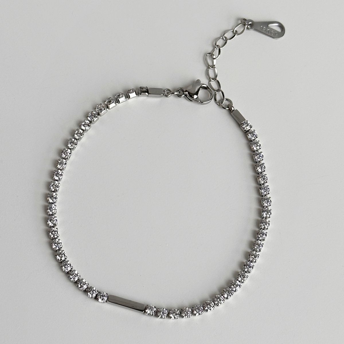 Women’s Jewelry Set Fashion Simple Retro Style Electroplated Zircon Tennis Chain Gold And Silver Anklet_ipsvogv.com