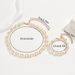 Geometric style women's bead bracelet, niche high-end design, long necklace jewelry set_ipsvogv.com