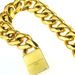 Men Bracelet Bling 316L Stainless Steel Tone Polished Chain Width: 9~16mm_ipsvogv.com