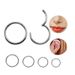 Titanium Steel Jewelry Piercing Stainless Steel Nose Ring Interface Ring Closed Ring Seamless Ring Nose Ring Earring Lip Ring_ipsvogv.com