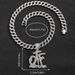 Hip Hop Style Full Diamond OTF Letter Alloy Pendant Trendy HIPHOP Men's Necklace_ipsvogv.com