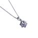 Sterling Silver Necklace For Women 1 Carat Moissanite Six Claw Pendant Anti Real Diamond Clavicle Chain Silver Jewelry_ipsvogv.com