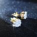 Unisex popular full diamond hip hop earrings for men, round zircon micro inlaid color separated electroplated earrings_ipsvogv.com