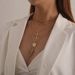 Queen head portrait pendant necklace for women Temperament multi layer rose necklace_ipsvogv.com