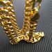 Curb Ring K Solid 9mm Width Mens Women Long Necklace Jewellery N223_ipsvogv.com