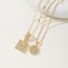 Women's Jewelry Rock Sugar Copper Inlaid Zircon 26 Letter Pendant Necklace Combination Set Stacking Jewelry_ipsvogv.com